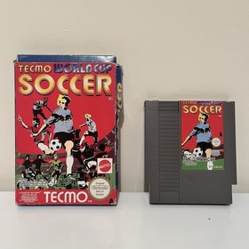 Tecmo World Cup Soccer Nintendo NES PAL Game Complete + Manual TESTED*