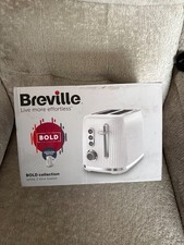 Image of Breville VTR003 Bold 2 Slice Toaster - Cream and Silver