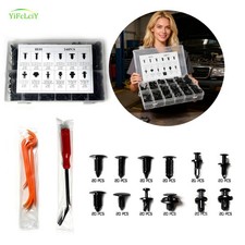 240pcs+5 For Ford Plastic Rivets Push Fastene...