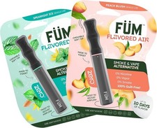 Fum Zero Flavored Air Device Spearmint  Peach 