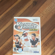 SEGA Virtua Tennis 2009 Nintendo Wii Sports Tennis, E, 2009, Multiplayer Wi-Fi