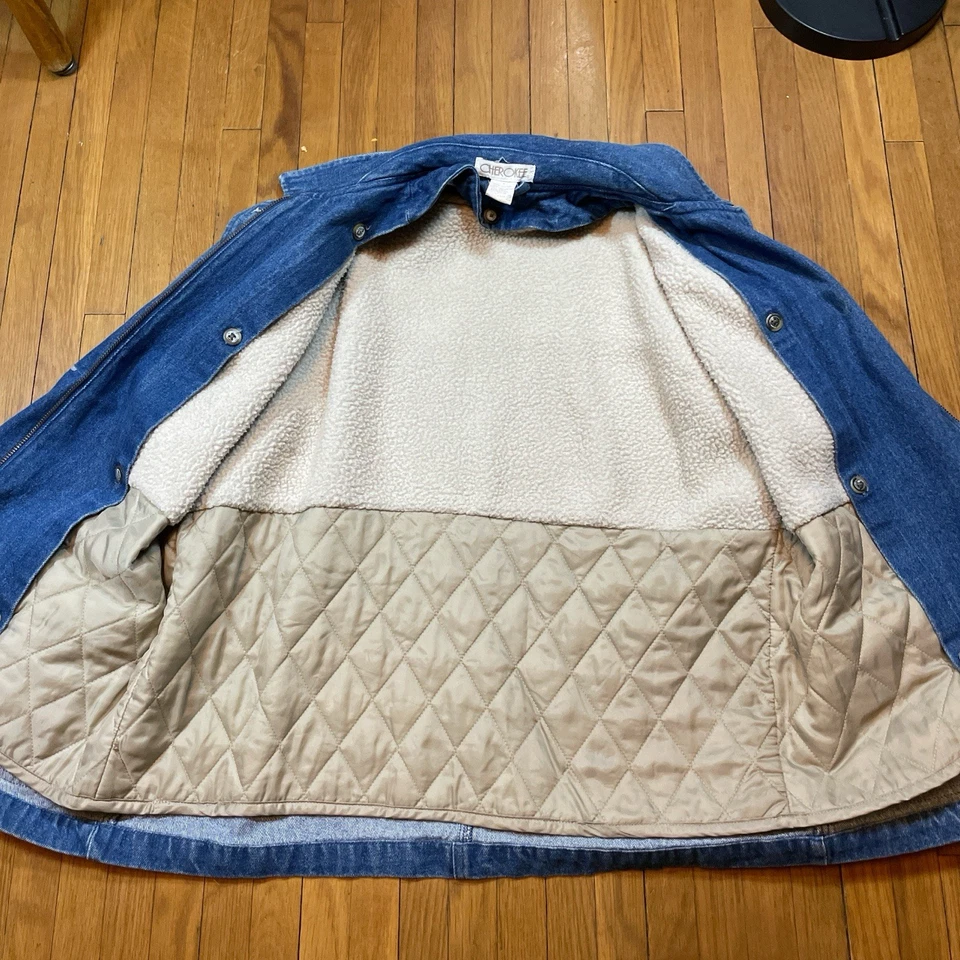 Chaqueta Cherokee vintage verdadera vintage y2k aislada interior chaqueta vaquera Foto 4 de 4