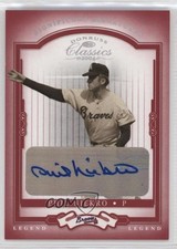 2004 Donruss Classics Legend Significant Signatures Red Phil Niekro Auto 12xz