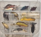 14 Vintage Lure Lot W/Box Rebel, Luhr Jensen, Arbogast, South Bend, Rattletrap + — photo 1