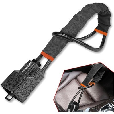 Steering Wheel Claw Upgraded Steering Wheel Lock for Car, Metal Head, Visible...
