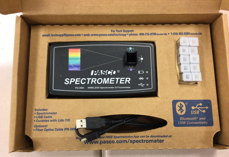PASCO Spectrometer (SLIGHTLY USED)