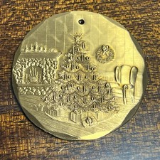 Wendell August Forge Solid Bronze ornament 1998 Christmas Tree Holiday With Box