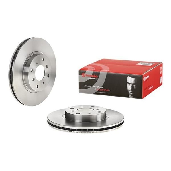 2X Brembo Bremsscheiben 282Mm InnenbelÜFtet Vorne Passend FÜR Honda Civic-image