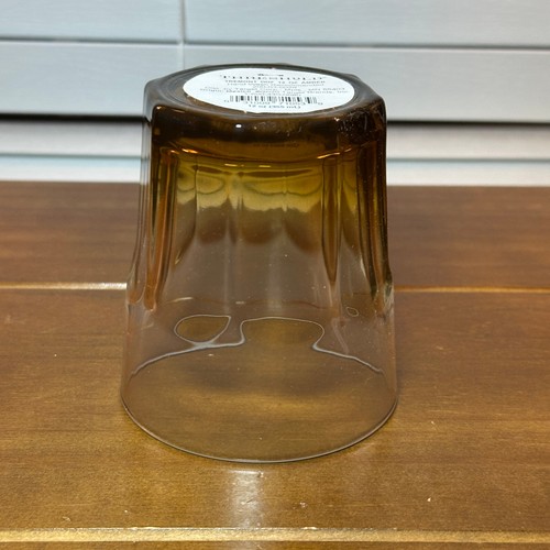 6 neue Threshold Amber Tremont 12oz Double Old Fashoned DOF Rocks facettierte Gläser - Bild 4 von 7