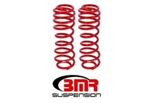BMR 05-14 For S197 Mustang GT/GT500 Rear Performance/Drag Lowering Springs - Red