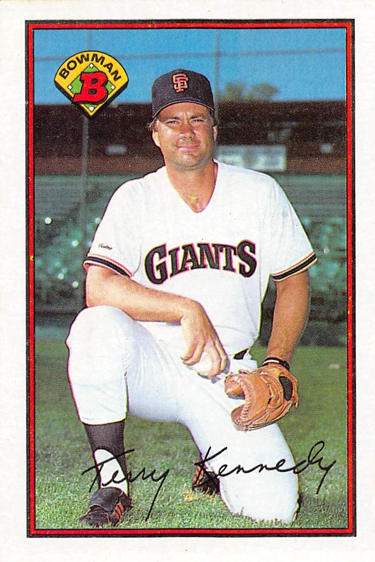 Terry Kennedy 1989 Bowman 470  San Francisco Giants  Baseball Card