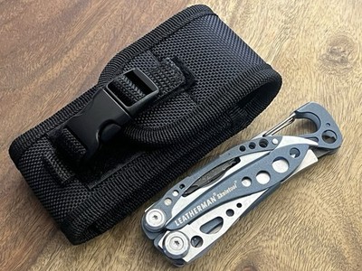 Leatherman Skeletool MultiTool Aqua Very Nice!! w/New Molle Sheath ~TASKCo