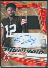 2025 Panini Phoenix Shedeur Sanders RPA Auto Jersey Bronze Pandora #/199