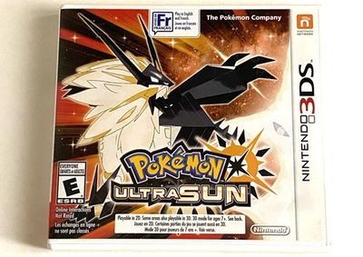 Pokemon Ultra Sun Case Only NO GAME Nintendo 3DS Empty Replacement