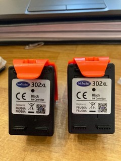 2 Black Ink Cartridge 302XL