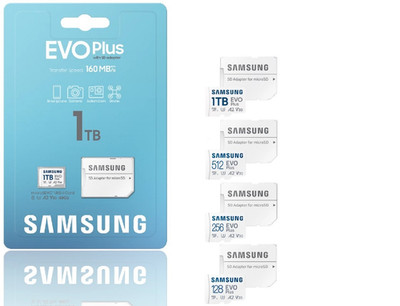 Samsung Evo Plus 256GB 512GB 1TB 2TB Micro SD SDXC A2 V30 HD 130MB/s Memory Card