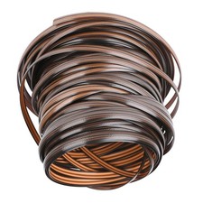 Coffee Gradient Flat Synthetic Rattan Weaving Material Plastic Rattan for1058