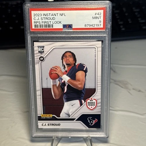 2023 Panini Instant NFL RPS First Look /2359 CJ Stroud #42 PSA 9 MINT 3hd