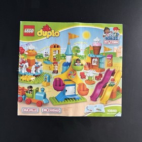 Lego Duplo 10840 Big Fair 100% Complete Set Amusement Park Carousel
