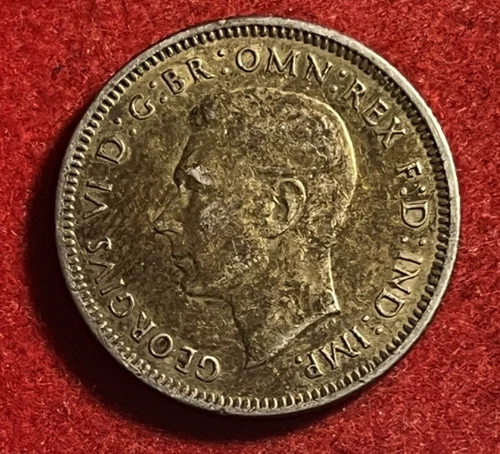 1938 Australia Shilling — photo from the most recent tracked eBay sale