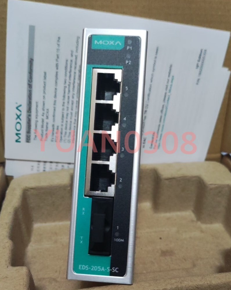NEW MOXA EDS-205A-S-SC-T Ethernet switch #DW | eBay