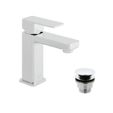 Vado Phase Basin Mixer Tap Chrome With Universal waste - PHA-200F/CC-C/P