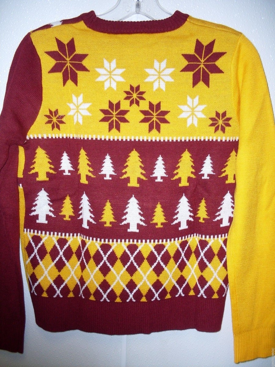 Washington Redskins Christmas Sweater Redskins Light Up Sweater 2025