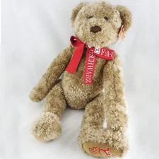 F.A.O. SCHWARZ  FIFTH AVENUE Toy Plush "CHRISTMAS" Teddy Bear — Orig Tags c.1999