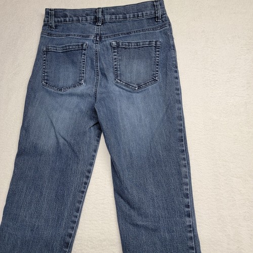 Gloria Vanderbilt 4P Skinny Jeans 28x28 Dark Wash 5 Pocket - Picture 11 of 12