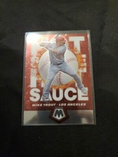 2021 Panini Mosaic Baseball Hot Sauce # HS1 Mike Trout(C)