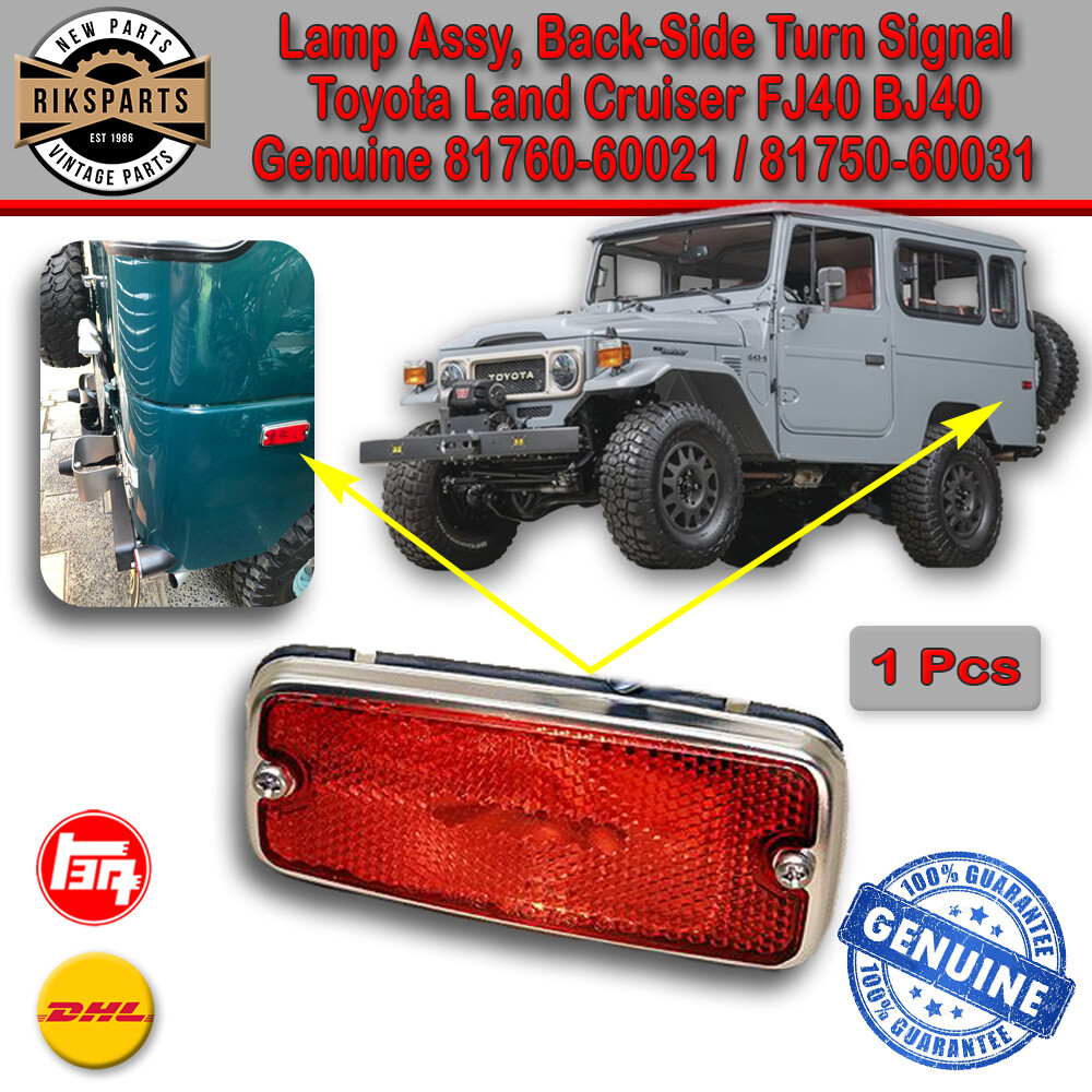 Toyota Land Cruiser FJ40 FJ45 BJ 1977-1984 Rear Lamp Side Marker