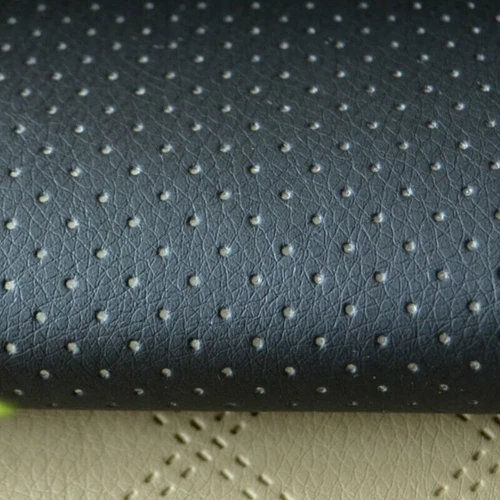 Vinyl Faux Leather Fabric Perforated Sponge Quilted Car Upholstery Materials Sew - Picture 8 of 33