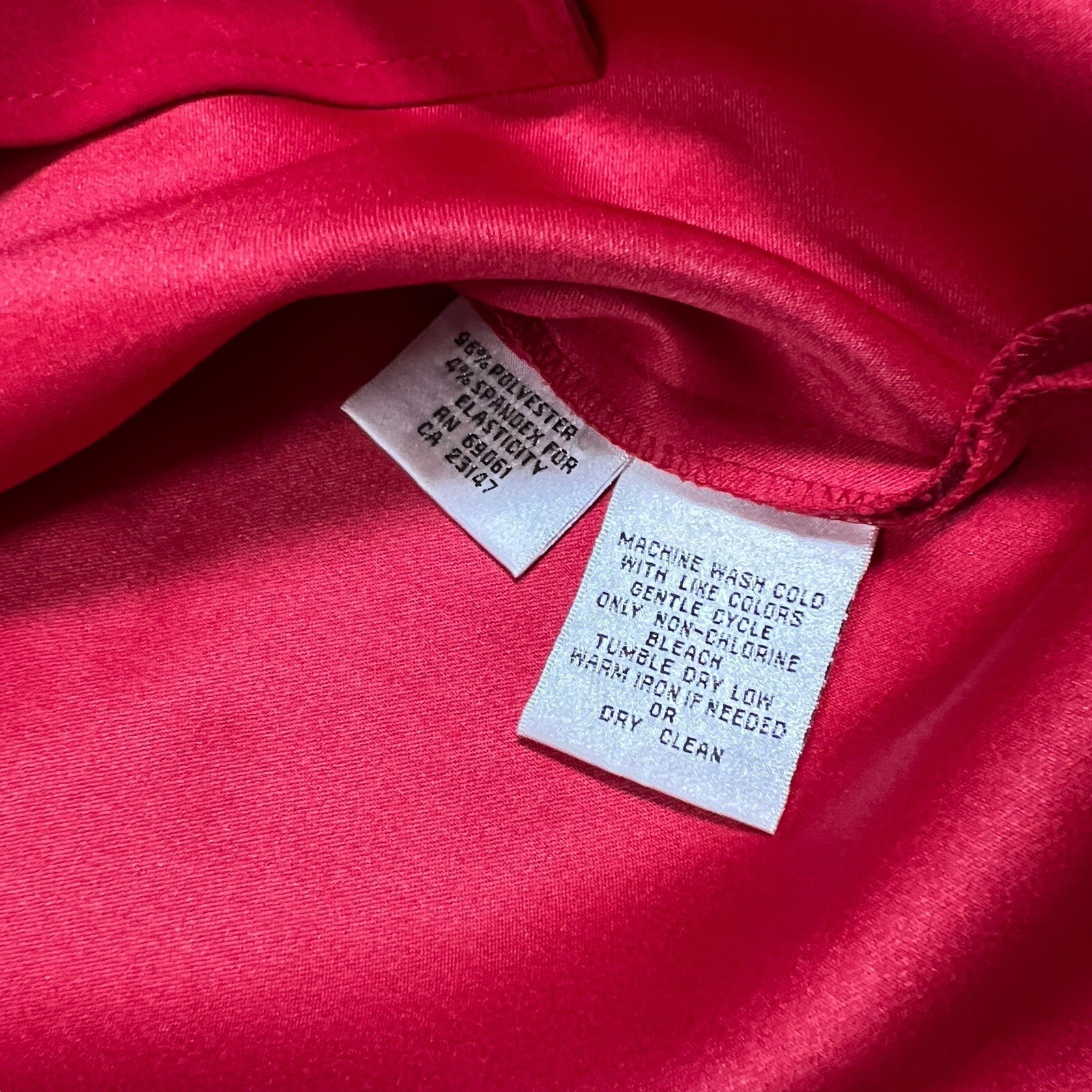 Talbots Petite Red Microfiber Button Down  Shirt … - image 6