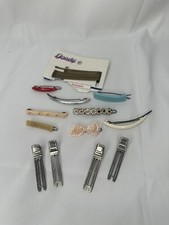 Vintage Goody USA Barrette Lot And Metal Clips