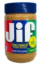 JIF Extra Crunchy Peanut Butter 16 oz