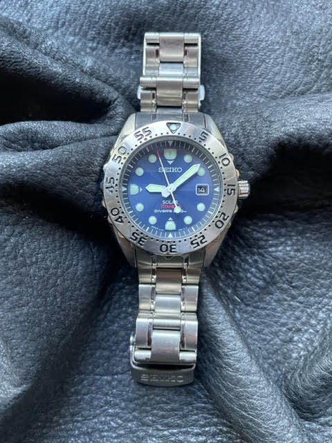 Seiko Prospex Solar Titanium Air Diver's 200m Watch | eBay Seiko Prospex Solar Titanium Air Diver's 200m Watch | eBay