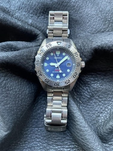 Seiko Prospex Solar Titanium Air Diver's 200m Watch | eBay