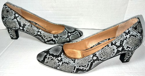 Vionic Madison Mia Natural Black Snake 