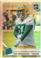 2019 Panini Donruss Optic Jace Sternberger  Rated Rookie Silver Prizm SP RC