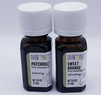 Patchouli Sweet Orange Essential Oil by Aura Cacia oz 90