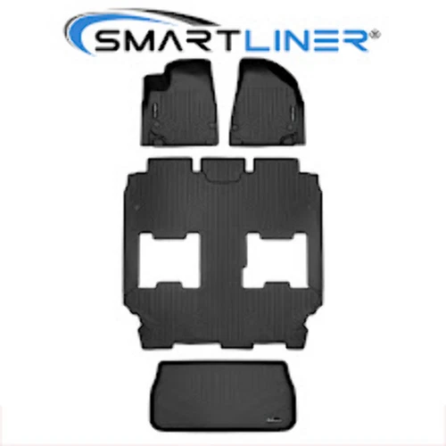 SMARTLINER Custom Fit Floor Mats Cargo Liner 2021-2025 Chrysler Pacifica Hybrid