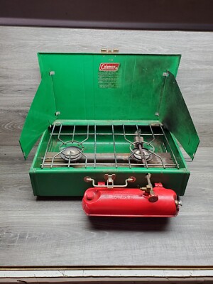 Coleman 2 Burner Stove 413G Works Read Description | eBay