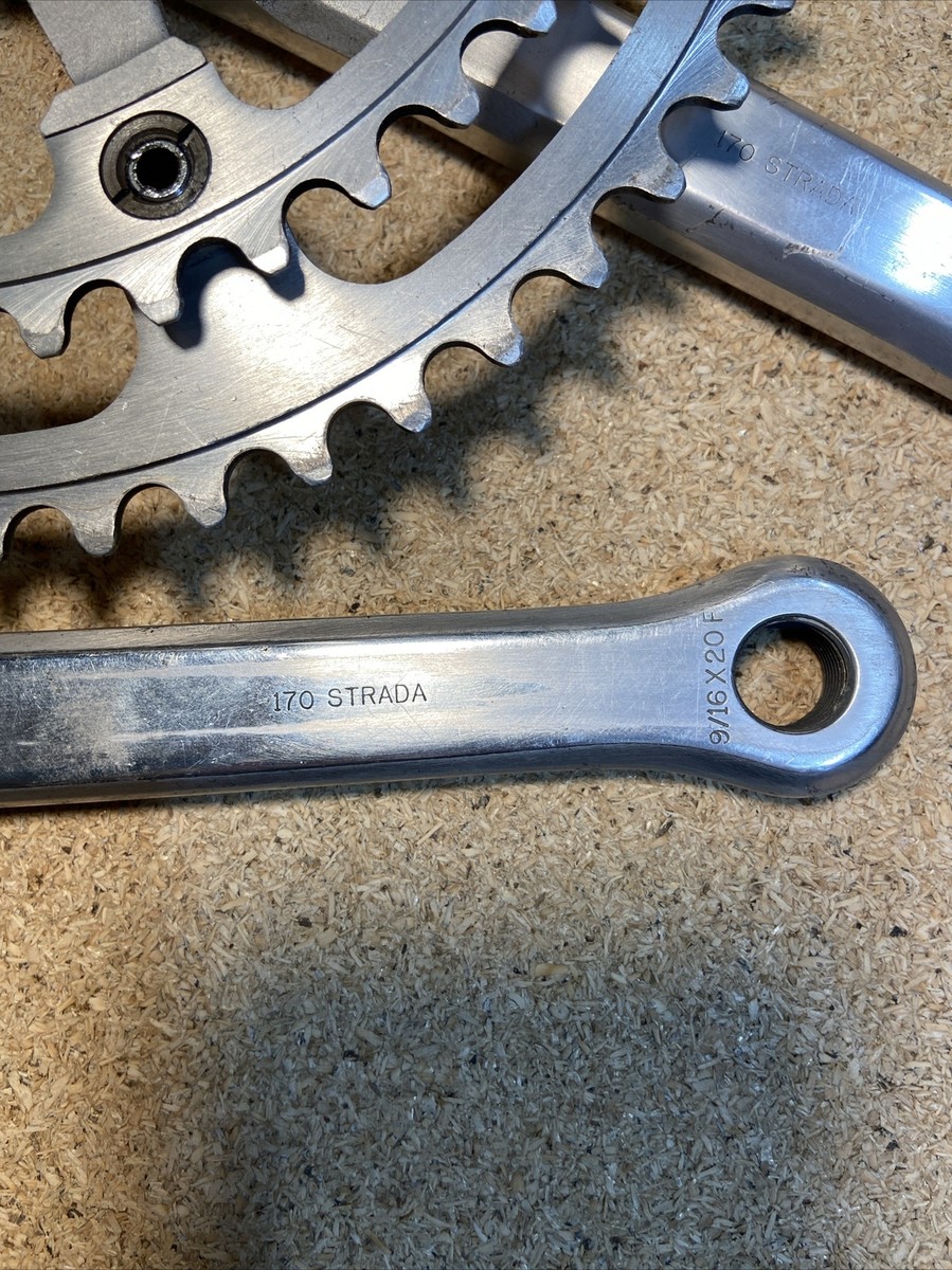 Pédalier Vintage Bianchi 42 Dents 170mm - Années 50 - Vélo De Course Ancien