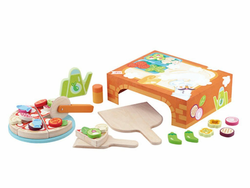 Trudi Sevi - Cooking class La pizzeria, in Legno - 33 pezzi