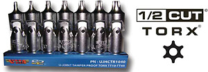 Universal Joint Half Cut Torx Set on Mag Rail Base VIM TOOLS UJHCT1040