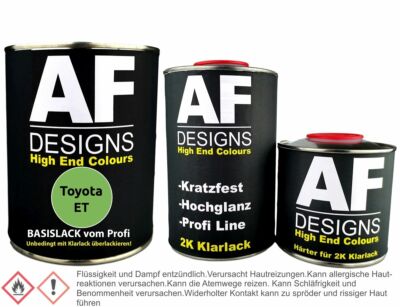 Autolack für Toyota ET Gum Green 1,25L Klarlack Set