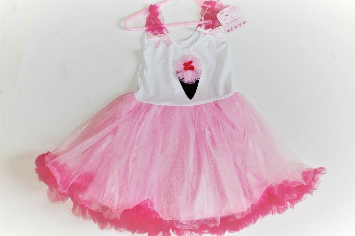 ice cream dress 5t NWT Girls 5-8 Princess Ivory Pink Tulle Tutu Up Party Dress Soft cotton dress redsolesandredwine on LTK Color:Nude/Pink Halter Mini Dress Overalls dress