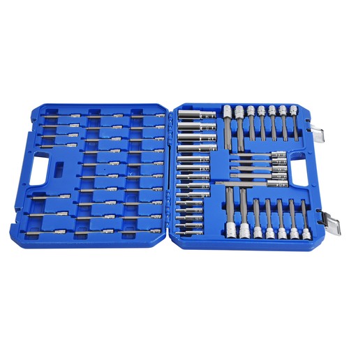 60PC Extra Long Socket Bits and Deep Socket Set 1/4 ,3/8 ,1/2in. Drive TP E-Torx - Picture 10 of 10