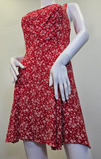 Red Floral Womens Size 10 Sundress by Reformation
