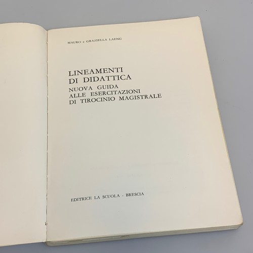Lineamenti di didattica Guida alle Esercitazioni di tirocino Magistrale. Laeng - Foto 2 di 3